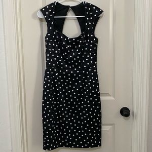 White House Black Market Polka Dot Dress